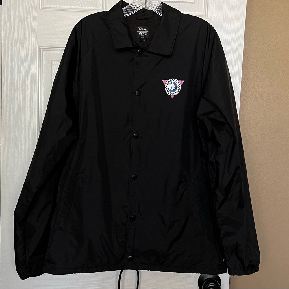 VANS x Disney Mickey Mouse Torrey Coach Jacket Men's Size Large